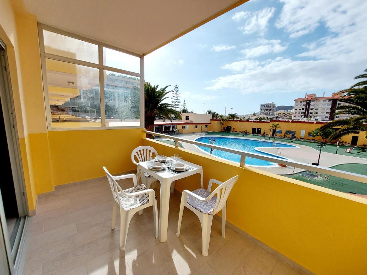 Sunny Cozy Nice Apartment Loscristianos Wifi,Pool Los Cristianos  Extérieur photo